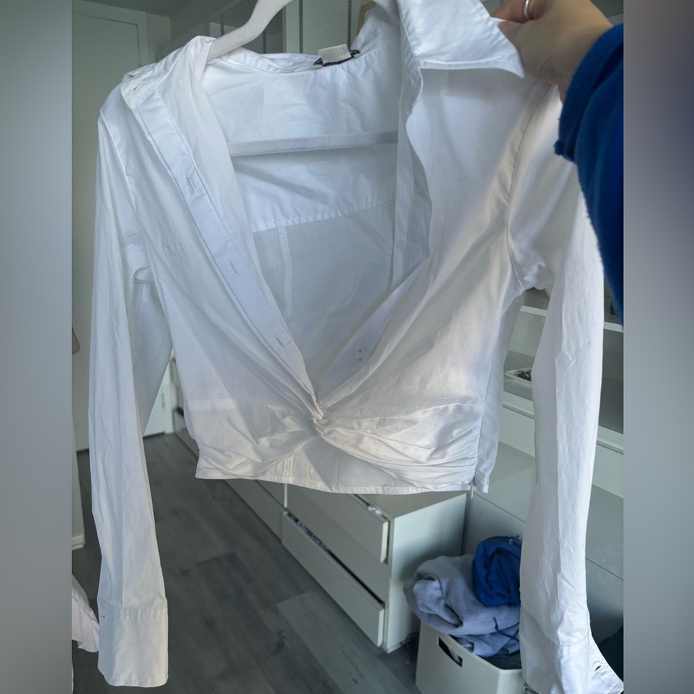 Jason Wu Cropped Knot Top